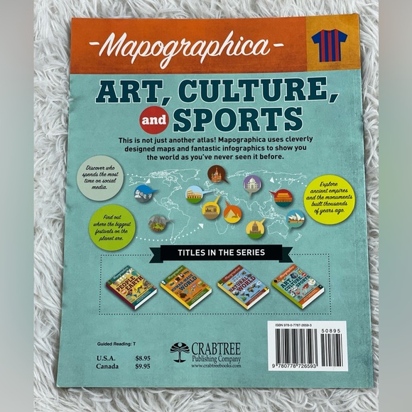 Art, Culture, and Sports (Mapographica: Your World in Infographics)  paperback - Picture 2 of 4